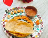 A picture of step 4 of Soya flour ajwain puri.