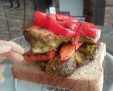 Foto del paso 8 de la receta: Bocadillo de brócoli y queso de papa!!!🤔🤨😐🥪🥦🌶🥔🥕🍞🧀🍟🥪