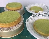 Foto langkah ke 21 dari resep Pandan Sponge Cake (cooked dough).