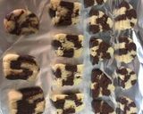 A picture of step 5 of Choco cookies.