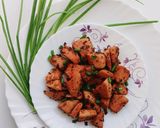 A picture of step 6 of Stir Fried Yam.