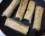 Foto langkah ke 4 dari resep Lumpia pisang coklat lumer.