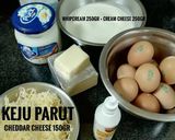 Foto langkah ke 1 dari resep Flourless Japanese cheese cake Keto.