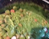 Foto del paso 4 de la receta: Sopa para Hulk, pasta espinacas y salchichas