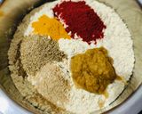 A picture of step 1 of Purple yum puri.