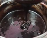 A picture of step 4 of Triple Chocolate cake.