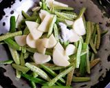 A picture of step 1 of Ivy Gourd and Potato Sabzi.