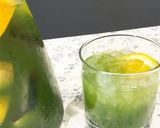 A picture of step 8 of Green Tea Matcha Sangria.