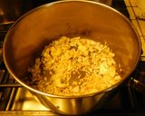 A picture of step 2 of Chiru paruppu paal payasam (Moong dal coconut milk payasam).