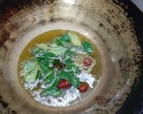 A picture of step 8 of Egg pakora kadhi.