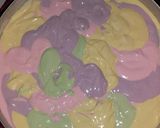 Foto langkah ke 4 dari resep Unicorn steam cake.