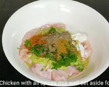 A picture of step 1 of Chicken malai tikka.