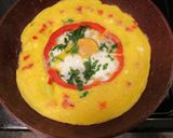 Paprikás 🌶️ hagymás 🧅tojáskarika 🍳 recept fázis 4 fotója