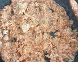 Foto del paso 3 de la receta Berenjena rellenas de atún con quesos y roquefort