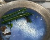 Foto langkah ke 2 dari resep Nasi Gurih Kembang Telang.