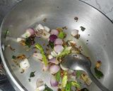 A picture of step 1 of Paneer khaber.