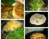 A picture of step 5 of Spinach n pumpkin paratha.