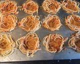 A picture of step 3 of Spaghetti & Meatball baskets:.