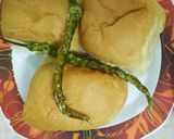 A picture of step 2 of Sev Usal with Spicy Tari (In My Style).