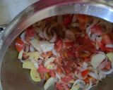 A picture of step 6 of Veg rice.