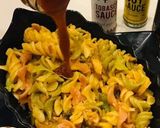 A picture of step 3 of Colorful Spiral Pasta.