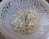 A picture of step 1 of Teriyaki Chicken Meatballs with Enoki Mushrooms.