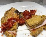 Foto del paso 7 de la receta: Omelette de queso de almendras, jamón de pavo, champiñones y hogao 🍅 en 15 minutos
