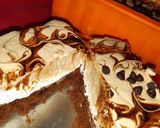A picture of step 13 of Sugarfree coffee cheesecake no bake.