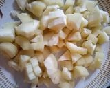 A picture of step 2 of Cassava masala.
