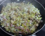 Foto del paso 1 de la receta: Quiche de puerros, setas y bacon