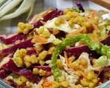Gerslis káposztasaláta (vegán) recept fázis 5 fotója