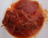 A picture of step 3 of Beef Braciole in Tomato Sauce 🥩🍅🌿🌿.