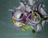 A picture of step 2 of Wok toasted sprout.