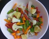 A picture of step 4 of Instant mix veg pickle.