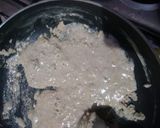 A picture of step 2 of Singhare ka Halwa.