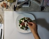 Foto del paso 10 de la receta: Ensalada de espinacas con tocino
