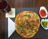 A picture of step 10 of Tuna Pizza# 4 week challenge.