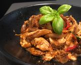 A picture of step 4 of Chicken Black Pepper.