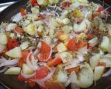 Potato eggs omelette recipe step 3 photo