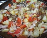 A picture of step 3 of Potato eggs omelette.