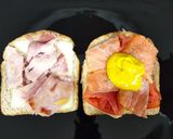 Foto del paso 7 de la receta: Sándwich de Lacón y Salmón Ahumado con Mayonesa de Miso y Yakiniku y Mostaza Miel