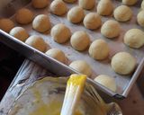 Foto langkah ke 7 dari resep Nastar Keju..trial perdana djamin brhasil😄.