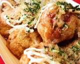 A picture of step 7 of Osaka-Style Fluffy and Soft Takoyaki, Yamachan Style Batter.