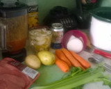 Foto del paso 1 de la receta: Vaca borracha (res a la cerveza). Olla de cocción lenta-CrockPot-SlowCooker.