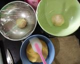 รูปขั้นตอนการทำที่ 2 ของ ขนมเปี๊ยะไส้ถั่ว (หม้อทอดไรน้ำมัน)
