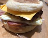 簡易滿福堡早餐的食譜步驟3照片