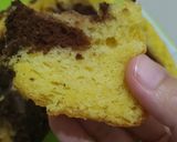 Foto langkah ke 9 dari resep Marble cake teflon (resep praktis, antigagal).
