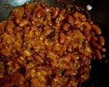 A picture of step 3 of Punjabi style rajma.