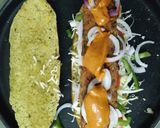 A picture of step 9 of Healthy Sub Sandwich (Multigrain spinach loaf and Rajma Tikki).