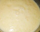 A picture of step 2 of Mango 🥭 shake with ice-cream.